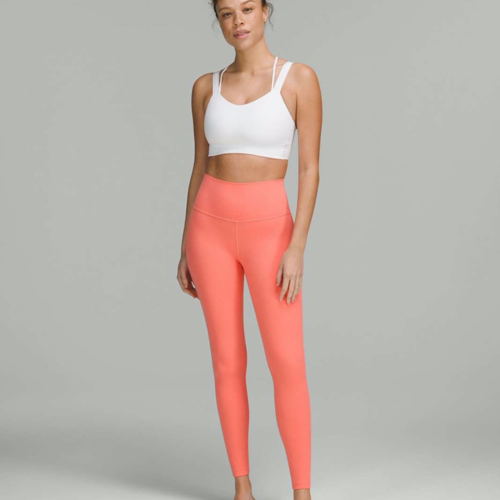 LULULEMON ALIGN™ HIGH-RISE PANT 25" Raspberry Cream size 2 - Picture 4 of 6